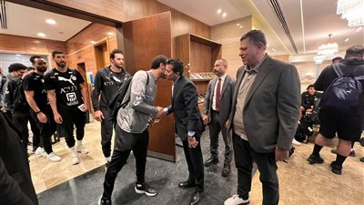 وزير الشباب والرياضة يستقبل بعثة منتخب مصر لكرة اليد 
