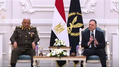 بالفيديو.. وزير الداخلية يستقبل وزير الدفاع ورئيس الأركان