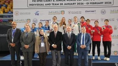 المجر تكتسح ميداليات اليوم الأخير بكأس العالم لسيف المبارزة للناشئين بالقاهرة