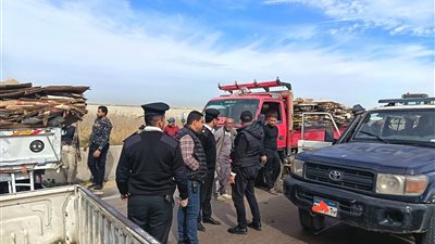 حملة على النباشين بالطريق الصحراوي في الإسكندرية