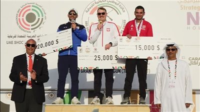 أحمد قمر يحصد برونزية بطولة أبوظبي الدولية للرماية
