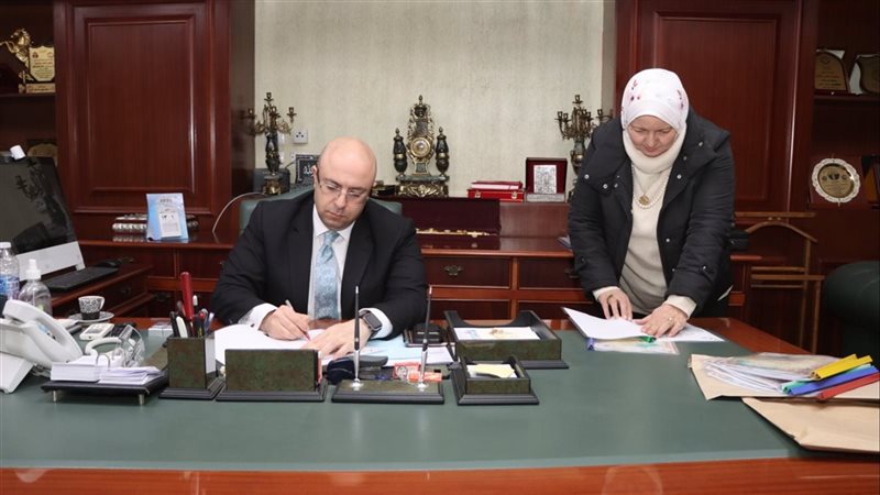 محافظ بنى سويف يعتمد