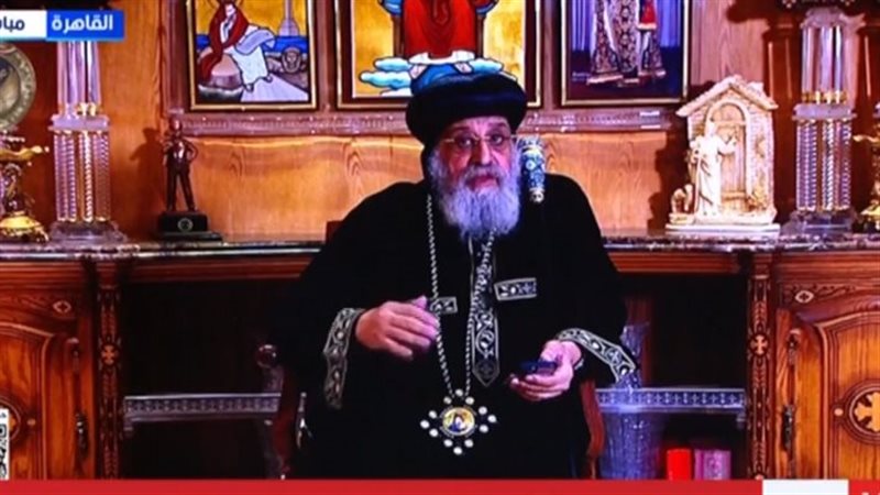 البابا تواضرس خلال