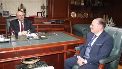محافظ بني سويف يلتقي وكيل وزارة الزراعة الجديد