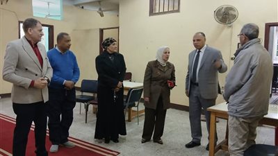 كنترول الخديوية يشهد متابعة مقابلات رؤساء لجان الثانوية العامة بالقاهرة