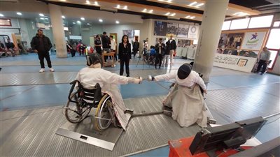 ختام أول بطولة لسلاح المبارزة على الكراسي وتتويج الفائزين في المنافسات