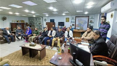 رئيس مياه المنوفية يجتمع برؤساء القطاعات لمناقشة آلية تحسين الخدمة