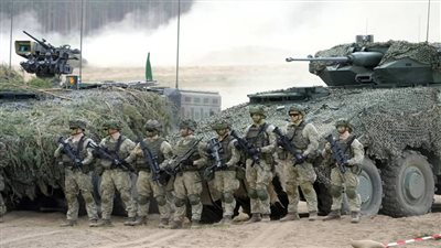 جنود الناتو في ليتوانيا ينضمون إلى اللواء الألماني 45 مدرعات