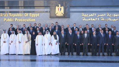 النائب العام يستقبل نظيره القطري ويشهدان توقيع مذكرة تعاون في مجال التدريب