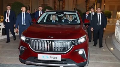 الرئيس التركي يهدي الرئيس السيسي سيارة كهربائية بمناسبة زيارته لمصر