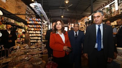 وزيرا التموين والتنمية المحلية ومحافظ الدقهلية يفتتحون معرض أهلاً رمضان 