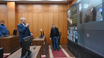 محافظ الغربية يتابع منظومة الخرائط التفاعلية واستعدادات رمضان 