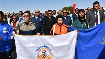 صبحي والزملوط يقودان مسيرة رياضية ويفتتحان ملاعب جديدة بالوادي الجديد