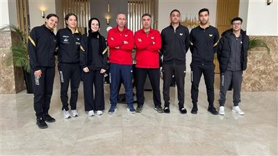 بعثة منتخب تنس الطاولة تصل إلى ليبيا للمشاركة ببطولة كأس أفريقيا