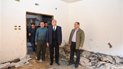 محافظ الغربية يعاين أعمال إنشاء المبنى الإداري الجديد لديوان المحافظة