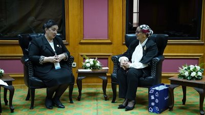 المستشارة أمل عمار تعقد لقاءً مع نائبة رئيس وزراء أوزبكستان لتعزيز التعاون