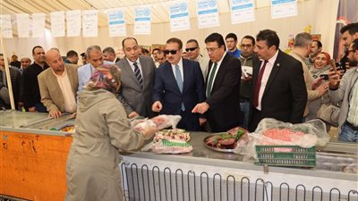 محافظ المنوفية يفتتح معرض 