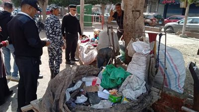 الإسماعيلية تشن حملة مكبرة لإزالة النباشين ومخالفات المخلفات بحي أول وثالث