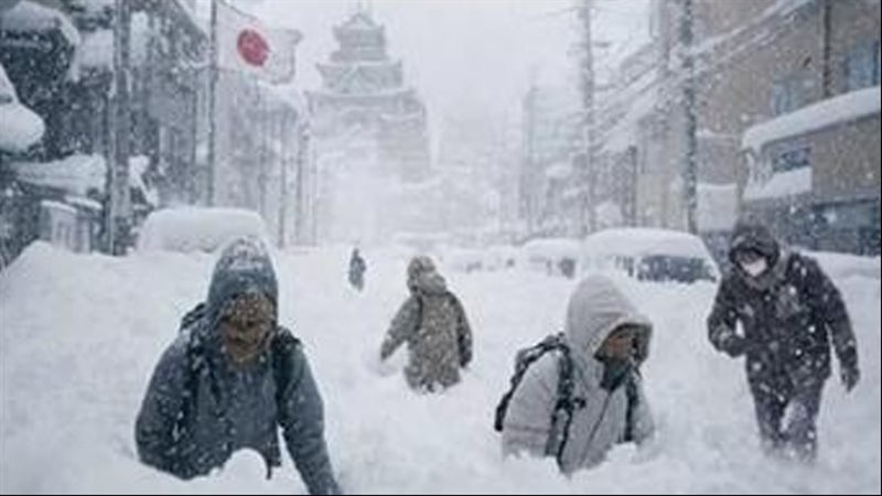 تساقط الثلوج الكثيف