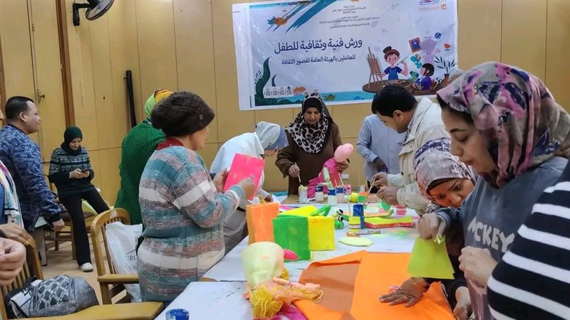 ، فعاليات ورشة عرائس المسرح الأسود