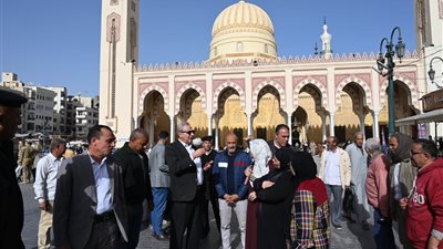 محافظ الغربية يراجع أعمال تطوير محيط السيد البدوي