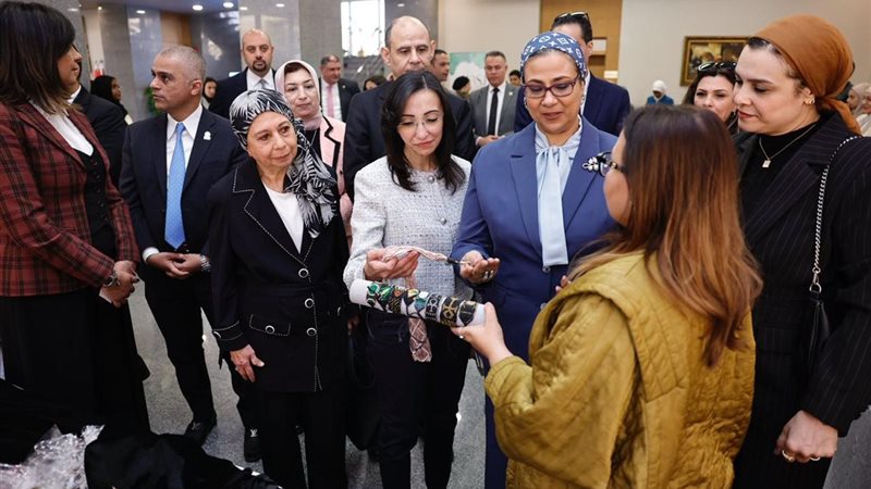 المستشارة أمل عمار خلال جولتها التفقدية