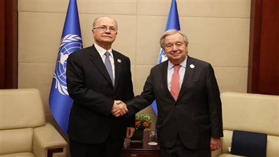رئيس الوزراء الفلسطيني يبحث مع جوتيريش مستجدات الأوضاع في غزة