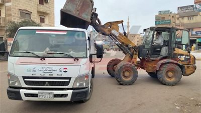 حملة مكبرة لرفع الإشغالات وتحسين مستوى النظافة العامة بكفرالشيخ