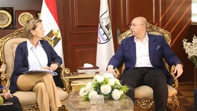 محافظ بني سويف يلتقي إنجيلينا إيخهورست سفيرة الاتحاد الأوروبي
