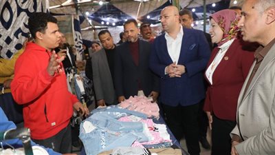 افتتاح معرض للسلع ومنتجات مشروعات التمكين الاقتصادي ببنى سويف