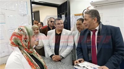 أبوالسعد يتفقد مستشفى الحميات لضمان كفاءة الأداء الطبي بكفر الشيخ