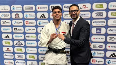 وزير الرياضة يهنئ اتحاد الجودو بفضية عمر الرملي بكأس العالم