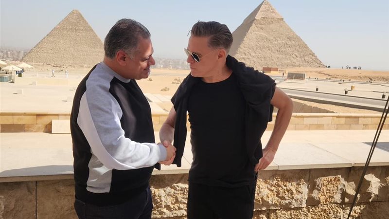 جانب من الزيارة