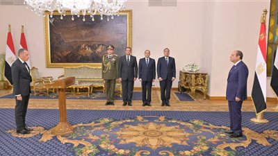 المهندس عمرو لاشين يؤدى اليمين الدستورية محافظاً لأسوان.. وأسامة رزق نائباً