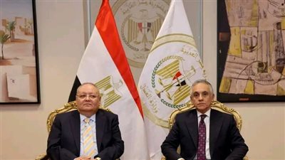 وزير العدل يستقبل رئيس مجلس الدولة لتهنئته بتولي مهام منصبه