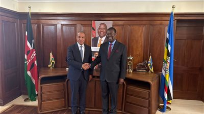 وزير الخارجية يشدد علي أهمية زيادة التبادل التجاري بين مصر وكينيا