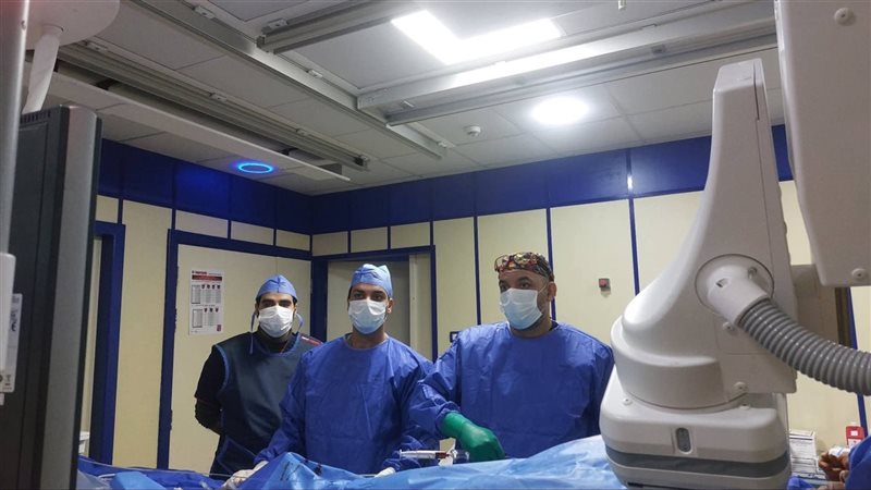 الفريق الطبي بوحدة القسطرة القلبية