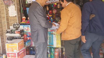 محافظ المنوفية تحرير 27 محضر مخالفات مخابز وضبط 340 قطعة ألعاب نارية بطوخ 