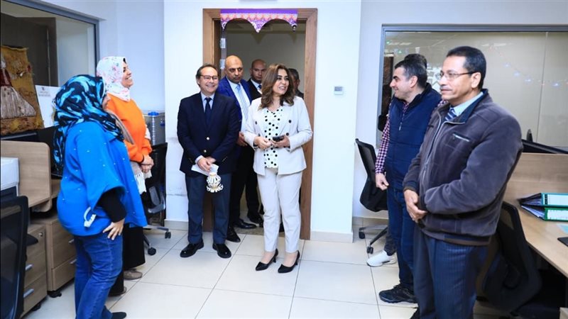 د.منال عوض تتفقد