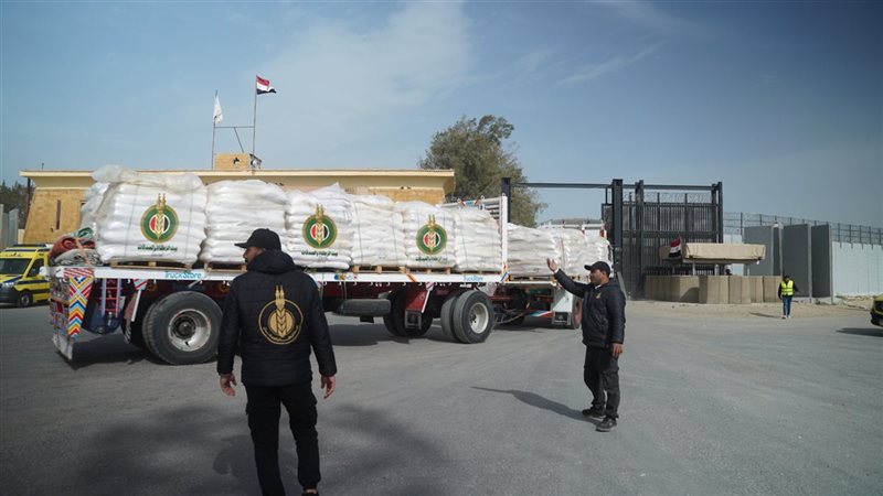 دخول 780 طنا من المواد