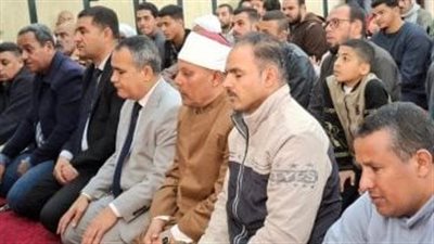 افتتاح مسجد عباد الرحمن الجديد بقرية معصرة نعسان ببني سويف
