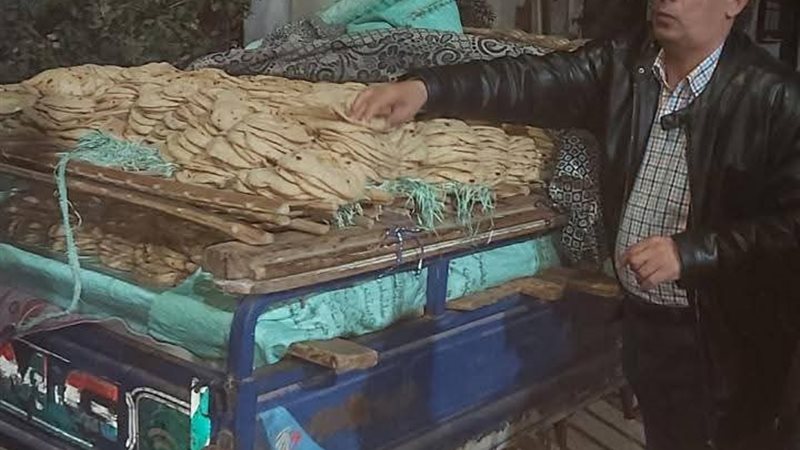 ضبط 3الآف رغيف قبل