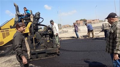 رصف شارع بورسعيد بديروط بتكلفة 17 مليون جنيه ضمن خطة رفع كفاءة وتطوير الطرق بأسيوط