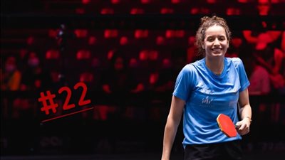 هنا جودة تواجه بطلة اليابان في بطولة سماش الدولية لتنس الطاولة