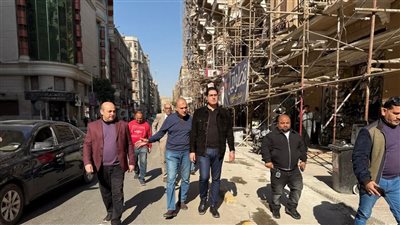نائب محافظ القاهرة يتابع تطوير القاهرة الخديوية ويبحث إحياء سوق باب اللوق التراثي