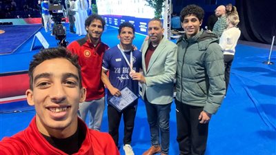 عمر أمين يحصد برونزية بطولة إلكسندر ميدفيد للمصارعة