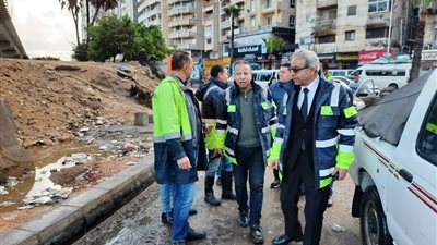 رئيس صرف الإسكندرية يتابع جاهزية الطوارئ ميدانيًا لمواجهة نوة الشمس الصغرى
