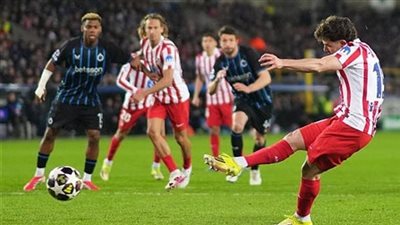 أتلتيكو مدريد إلى دور الـ 16 بدوري أبطال أوروبا بفوزه على كلوب بروج 4 - 1