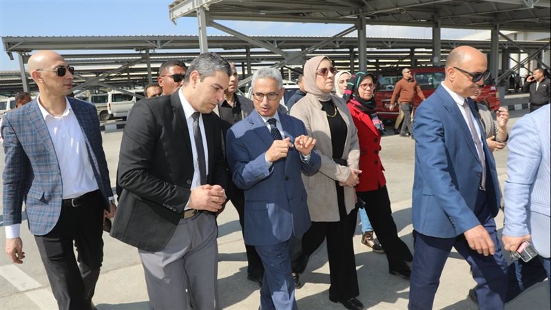 محافظ بنى سويف يتفقد