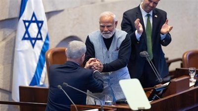 مودي في الكنيست: الهند تقف إلى جانب إسرائيل وتدعم 